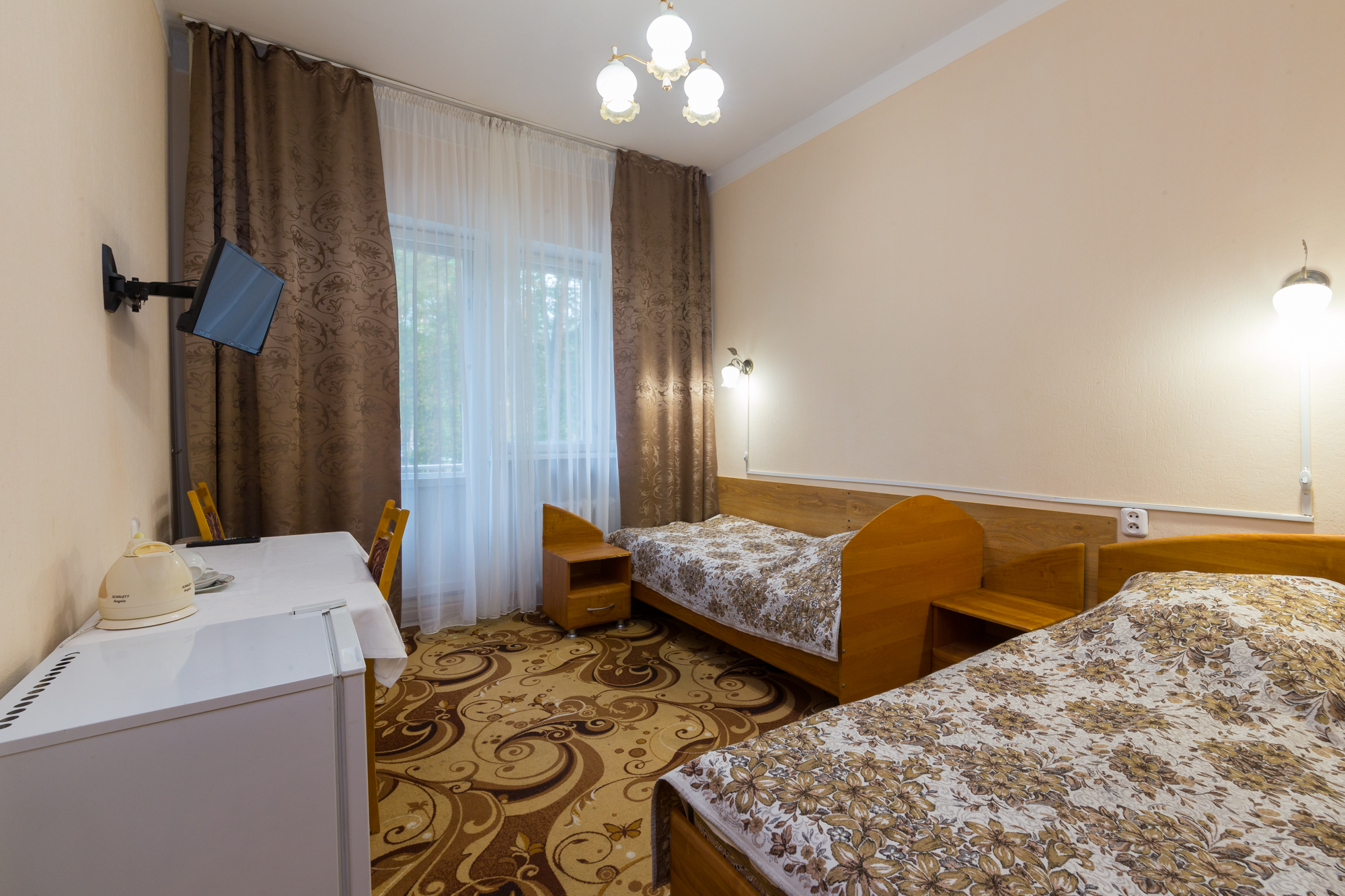 Стандартный 2-местный 2 категории 1-комнатный корп. горный (2к2м1кг)