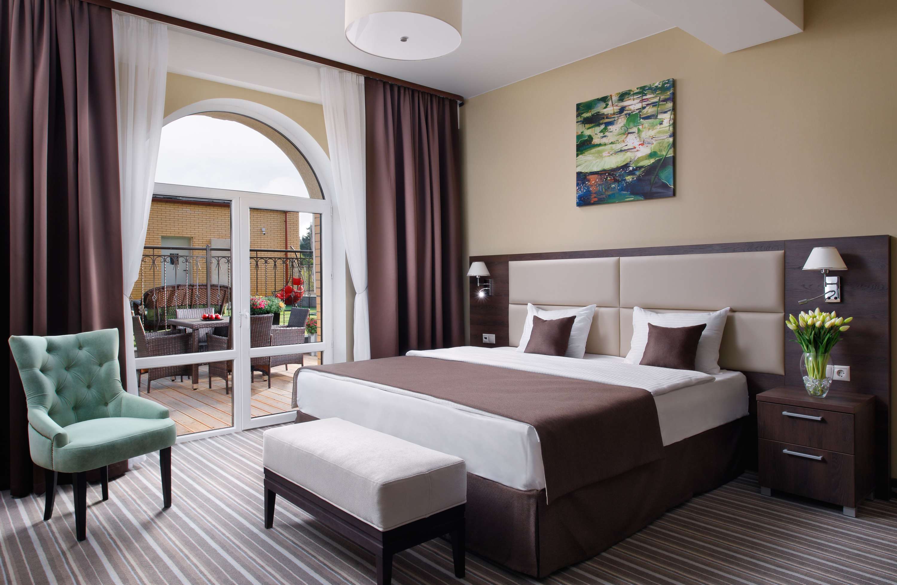 Студио студия с террасой